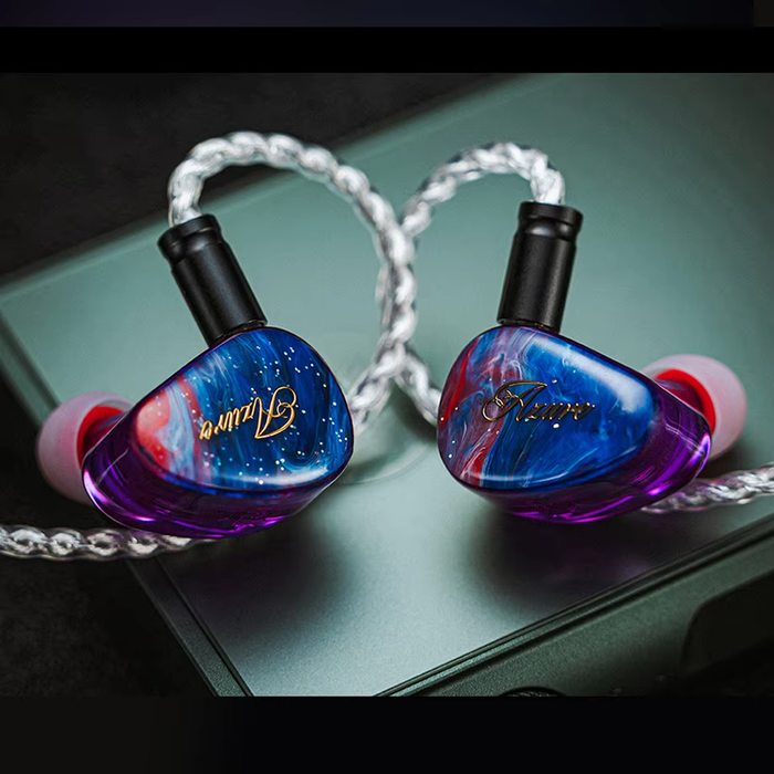 BEEP Audio Azure 10mm+8mm 2DD+1BA(Knowles) In-ear Earphones High-Quality Sound Comfortable Wired Earbuds 3.5mm+4.4mm Cable