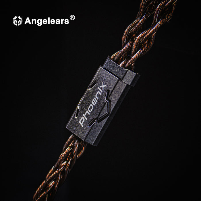 Angelears Phoenix Type 4S Litz 6N Mono-Crystalline Cu + SPC Upgraded Earphone Cable