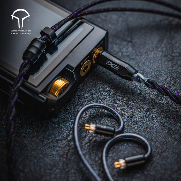 Yongse Phantom 26AWG Type-4 Litz 6N-Grade Audiophile Upgrade Cable with Oil-immersed Graphene Layer Earphone Cable