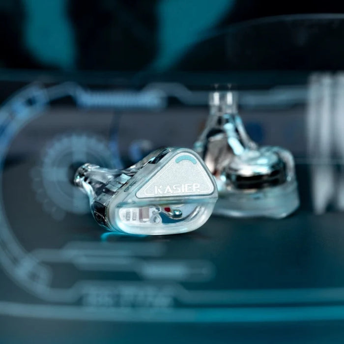 Tanchjim KASIER 1DD+4BA Hybrid In-Ear Monitors | 10mm DMT5 Dynamic + PURE Series BA Drivers | 3-Way Crossover HiFi IEMs with 4.4mm Balanced Cable