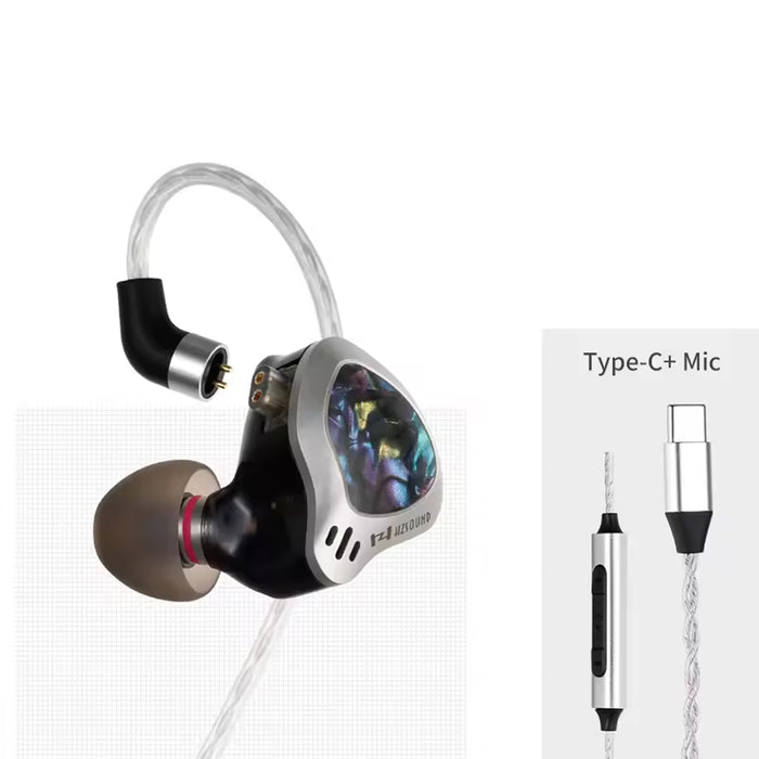 Hzsound Ginkgo 10mm 1DD+1PZT Hifi In-Ear Earphones IEM