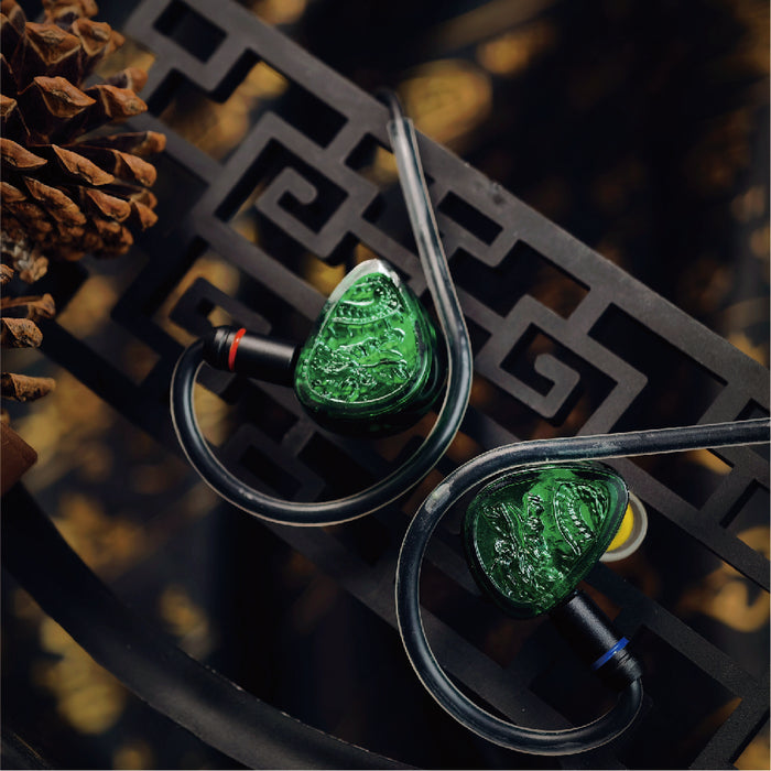 TANGZU WANER SG 2 Jade Dragon Edition 10mm PET Single Dynamic In-Ear Earphones