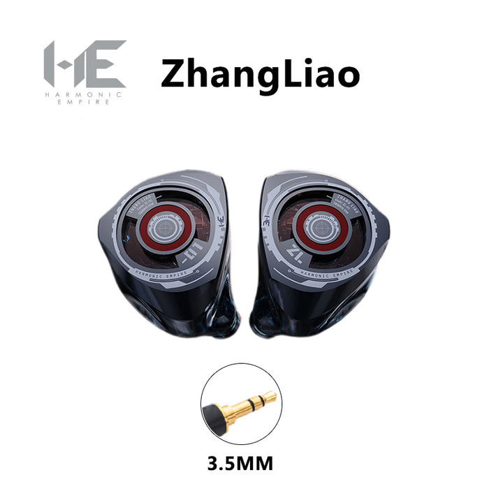 HARMONIC EMPIRE HE ZhangLiao 1DD+ 2BA+1PD Hi-Fi In-Ear Earphones Wired Earbuds with Furukawa OFC Cable