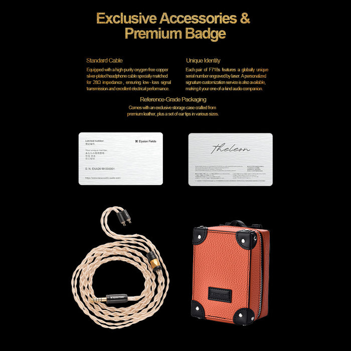 EarAcoustic Audio FORTUNA F718S Flagship In-ear Monitors