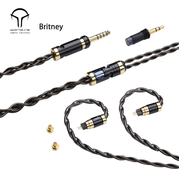 Yongse Britney 20Awg Sterling Silver Upgrade Earphone Cable