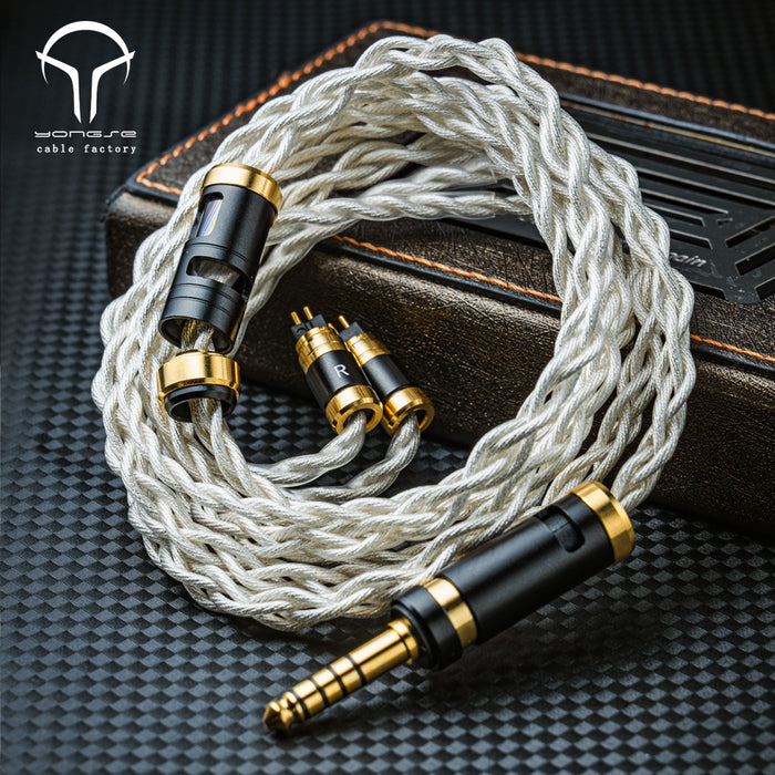 Yongse Britney 20Awg Sterling Silver Upgrade Earphone Cable