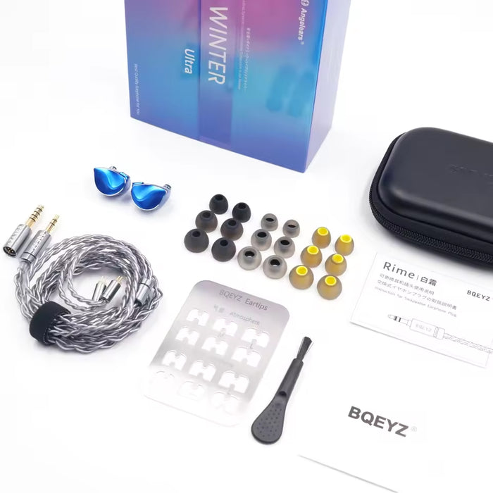BQEYZ x Angelears Winter Ultra In-Ear Earphones 1DD+1BC HiFi Dynamic Driver PZT Bone Conduction