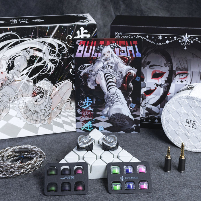 HE BULIANSHI 1DD+ 4BA Hybrid Configuration HiFi In Ear Earphones Detachable Cable with 2in1 Plug Rich Accessories Set