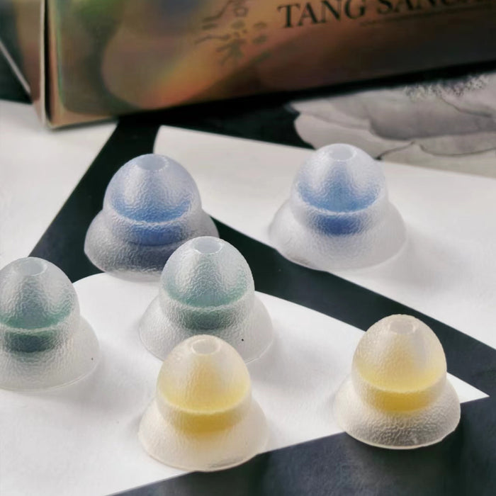 TANGZU Tang Sancai Narrow Bore Silicone Eartips For Nozzle 4mm-6.5mm In-ear Monitor Earphone