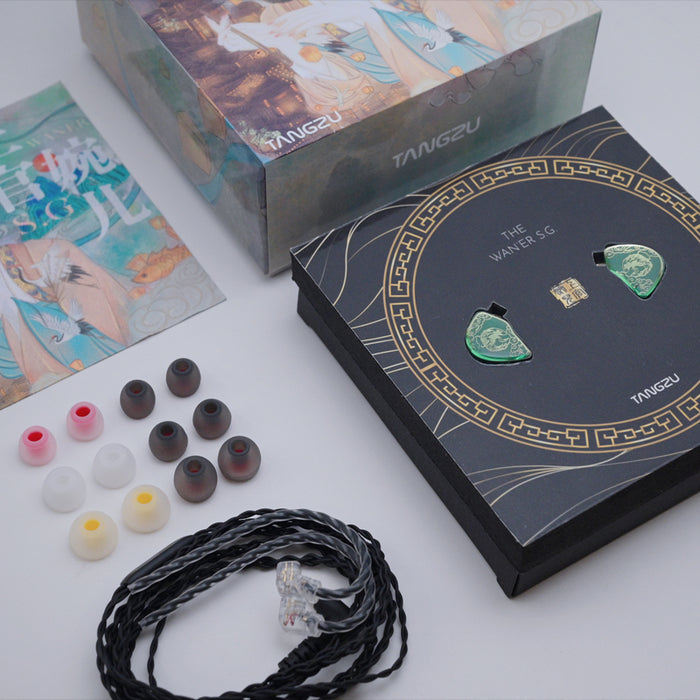 Tangzu WANER SG Jade Green Special Edition Hi-fi Earphones