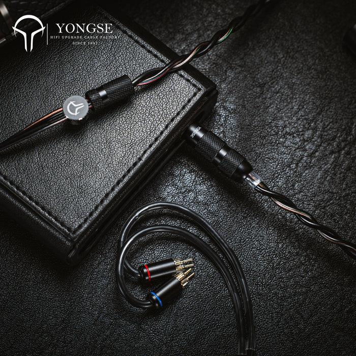 YONGSE DarkShield Earphones Upgrade Cable High Purity Single Crystal Copper