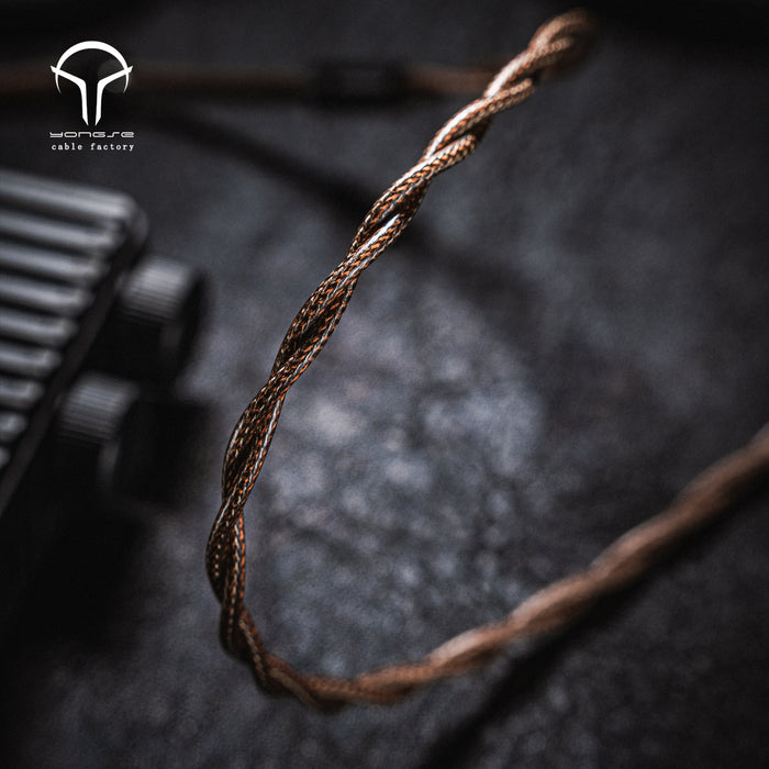 Yongse RedBunny Single Crystal Copper + Silver-plated Single Crystal Copper Center ＆ Graphene Insulation Cable