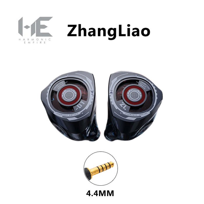 HARMONIC EMPIRE HE ZhangLiao 1DD+ 2BA+1PD Hi-Fi In-Ear Earphones Wired Earbuds with Furukawa OFC Cable
