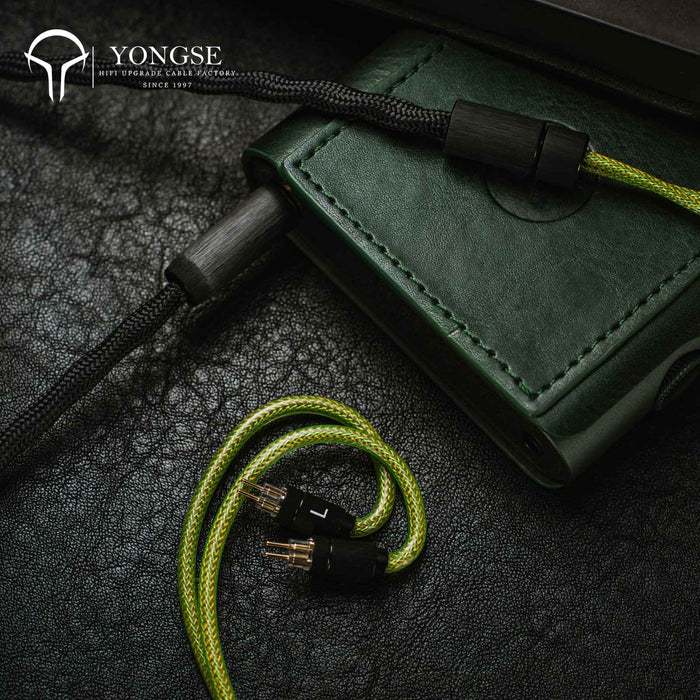 Yongse GreenSea Litz Coaxial Structure Single Crystal Copper And Silver-plated Single Crystal Copper ＆ Graphene Earphone Cable