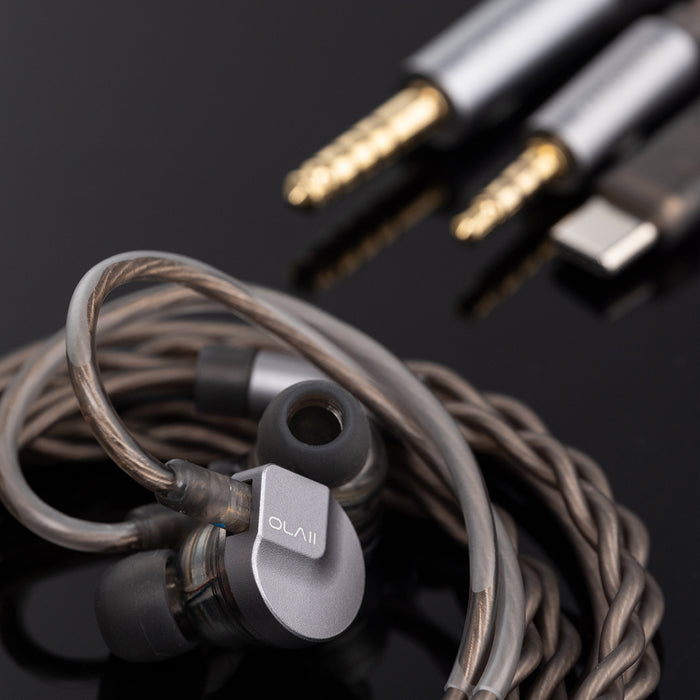Tanchjim OLA II Dynamic Driver +1 BA Balanced Wired HiFi In Ear Headphones