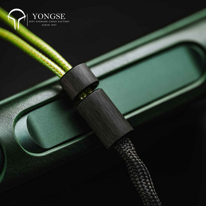 Yongse GreenSea Litz Coaxial Structure Single Crystal Copper And Silver-plated Single Crystal Copper ＆ Graphene Earphone Cable
