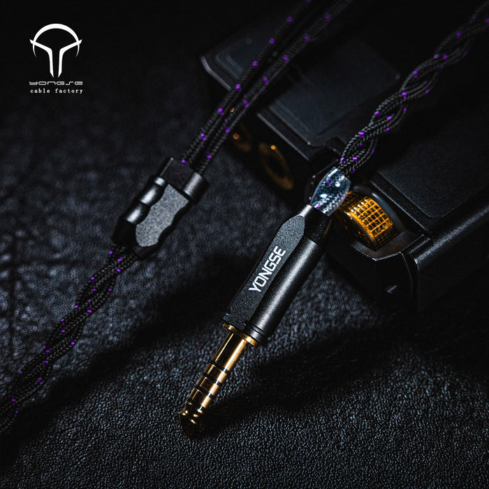 Yongse Phantom 26AWG Type-4 Litz 6N-Grade Audiophile Upgrade Cable with Oil-immersed Graphene Layer Earphone Cable