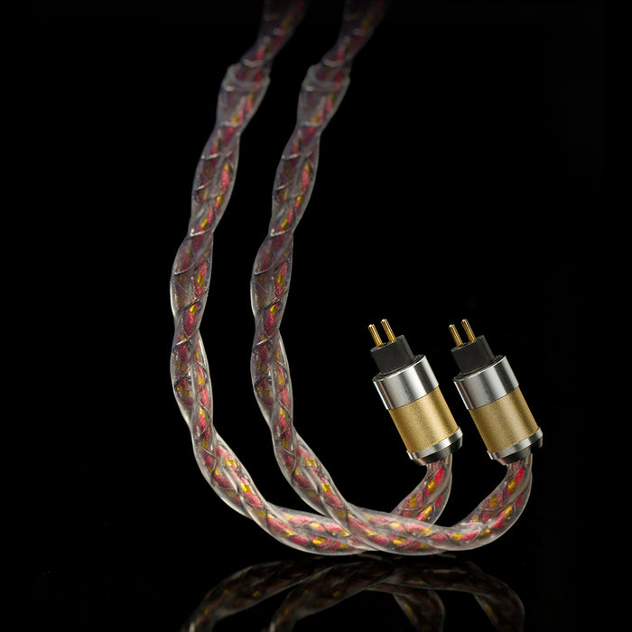 TREELI MOON PLUTO Earphones Upgrade Cable High Quality Silver-plated Imported Copper Alloy and Gold-Plated 4.4MM Plug