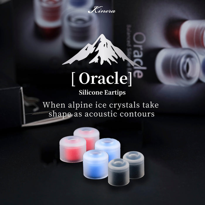 Kinera Oracle Dual-Step Balanced Silicone Eartips | Zero-Pressure Fit & Dual-Ring Seal for IEMs