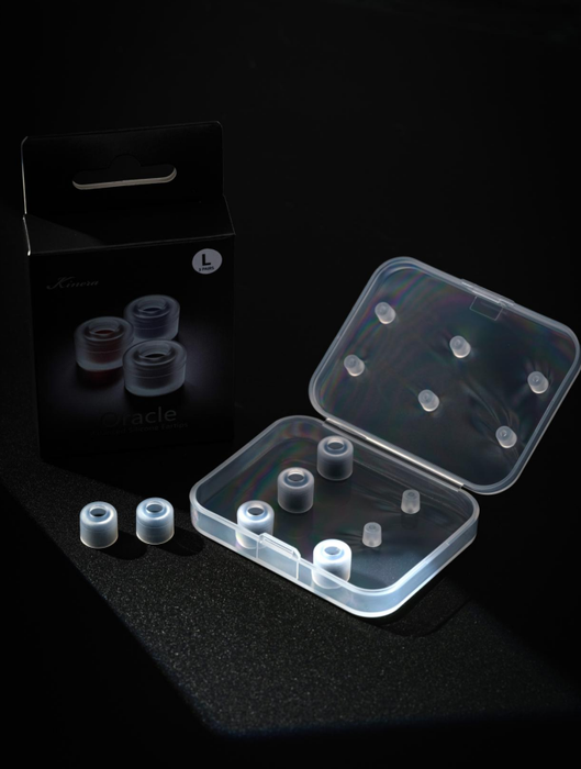 Kinera Oracle Dual-Step Balanced Silicone Eartips | Zero-Pressure Fit & Dual-Ring Seal for IEMs