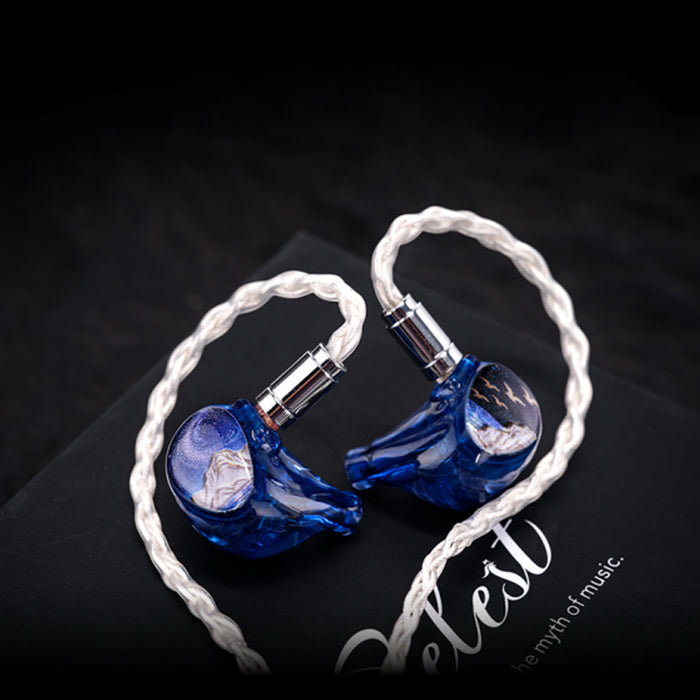 Celest PhoenixCall 2.0 2DD +2BA +2Planar Upgraded HiFi In-Ear Headphones Switchable Cable 3.5mm+4.4mm