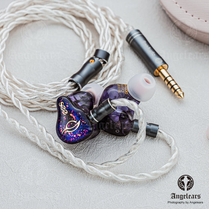 SeeAudio Bravo 3BA+1DD HiFi In Ear Monitor Earphone IEM with Detachable OCC 4.4mm 0.78mm 2Pin Cable