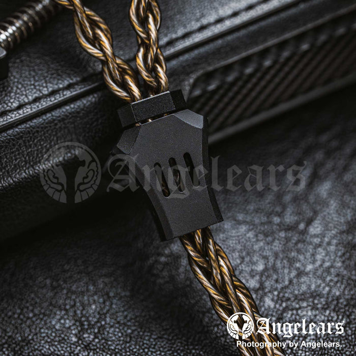 Angelears Phoenix 2.0 Upgraded Earphone Cable Litz 5N Silver Plated LCOFC Copper+Golden Litz Plated SPC+7N Gold-Plated OCC