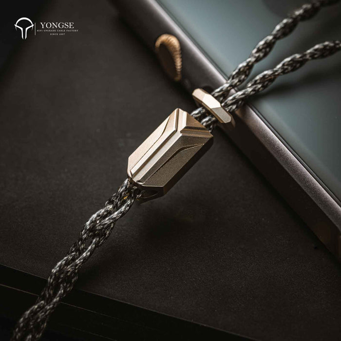 Yongse Vanguard Earphones Cable Hybrid Single Crystal Copper & Silver-Plated Copper with Coaxial Insulation