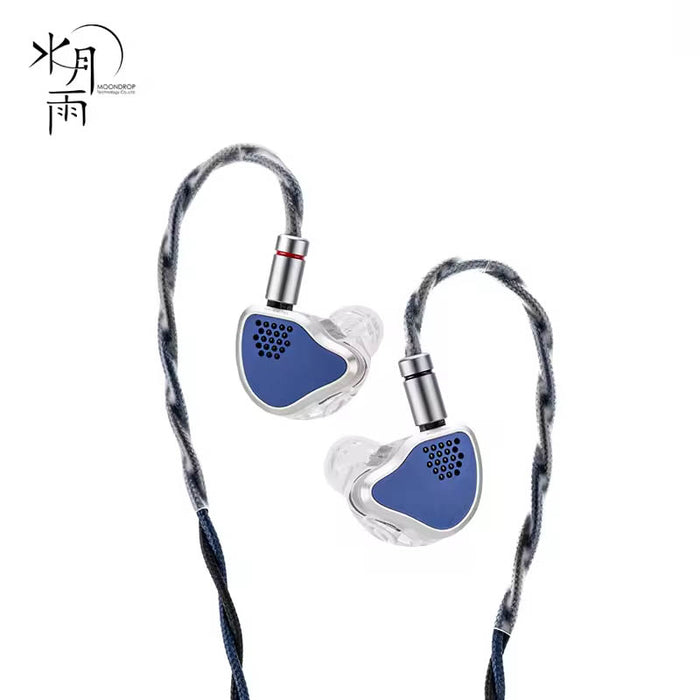 MOONDROP X Crinacle Silicon Earphone 1DD+2BA+2MEMS Tribrid IEMs with 0.78mm 2-pin Universal Interchangeable Cable Design