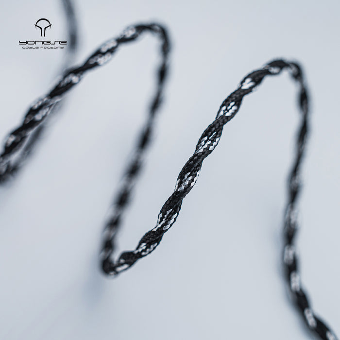 YONGSE Piano Mono-crystal Copper Earphones Upgrade Cable