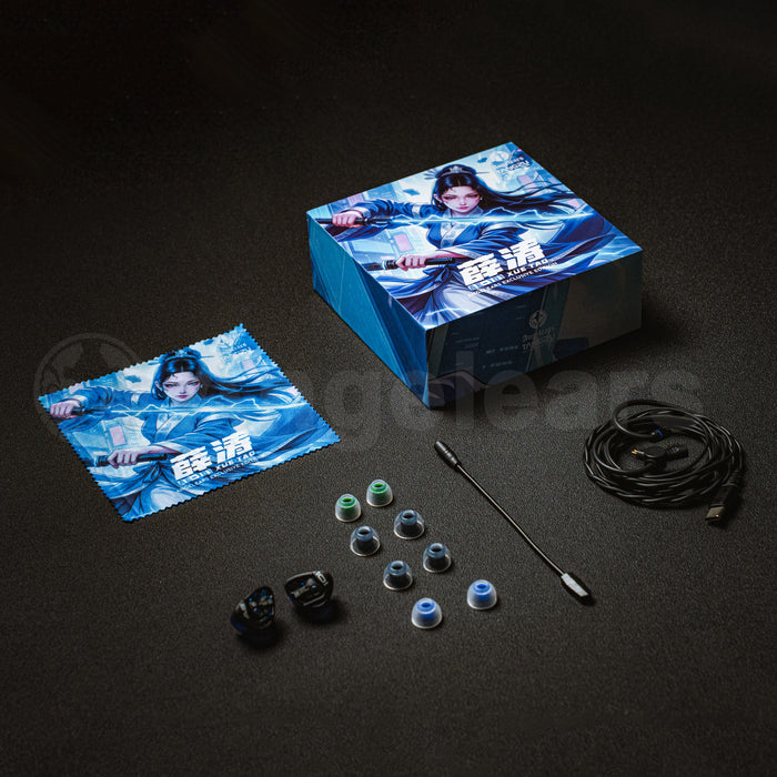 TANGZU x Angelears XueTao AE-101 Gaming 10mm Single Dynamic Driver Glass Diaphragm Unit In-Ear Monitor Headphones