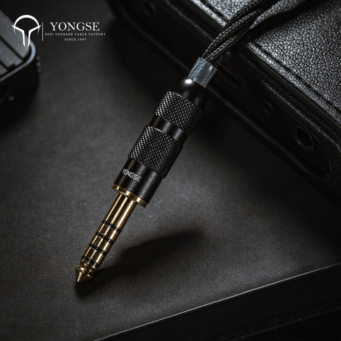 YONGSE BlackMamba Earphones Upgrade Cable High Purity Single Crystal Copper