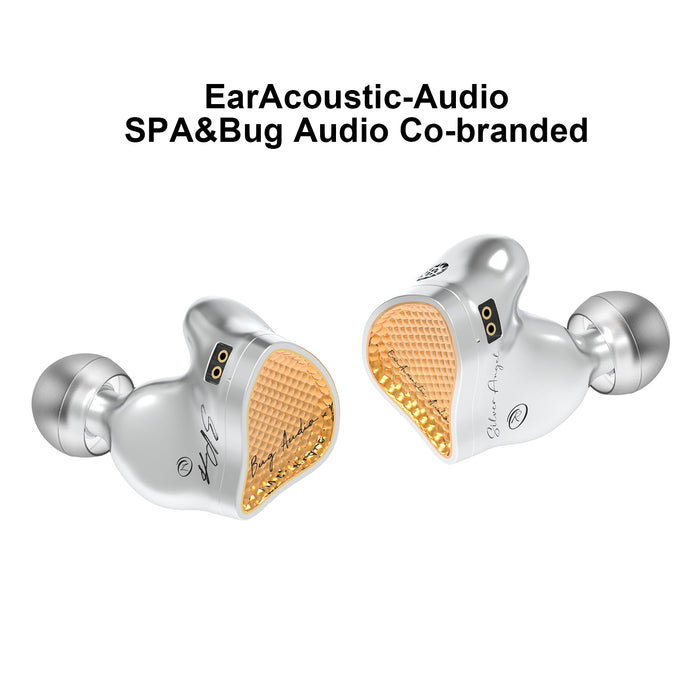 EarAcoustic x Bug Audio SPA-Hi End Titanium-coated dome Silicone Diaphragm Earphones