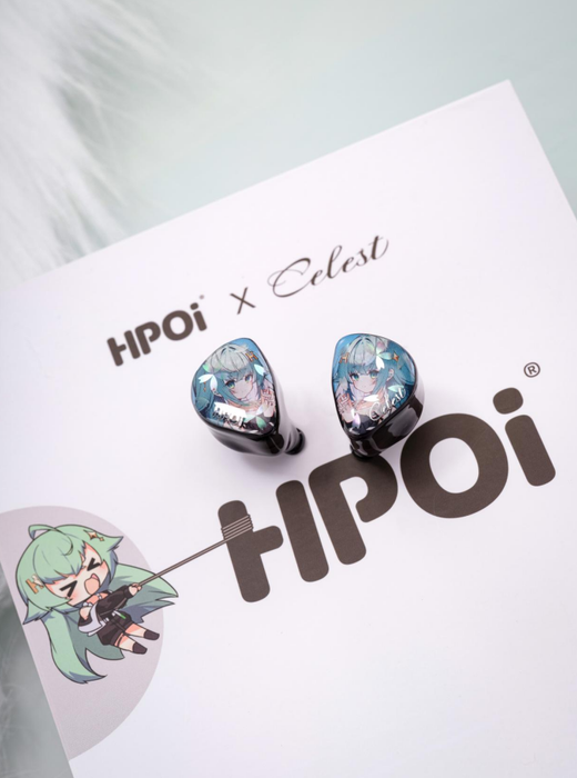 HPOI x Celest Yaksha BC Hybrid IEMs – 2DD + 1BA + 1 Planar + Bone Conduction | Anime Custom Faceplates