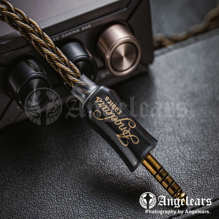 Angelears Phoenix 2.0 Upgraded Earphone Cable Litz 5N Silver Plated LCOFC Copper+Golden Litz Plated SPC+7N Gold-Plated OCC