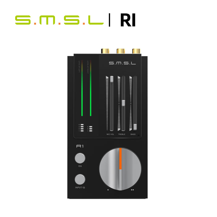 SMSL R1 Gaming Decoder Headphone Amplifier PS5 Optical/USB Coaxial Inputs RCA Outputs