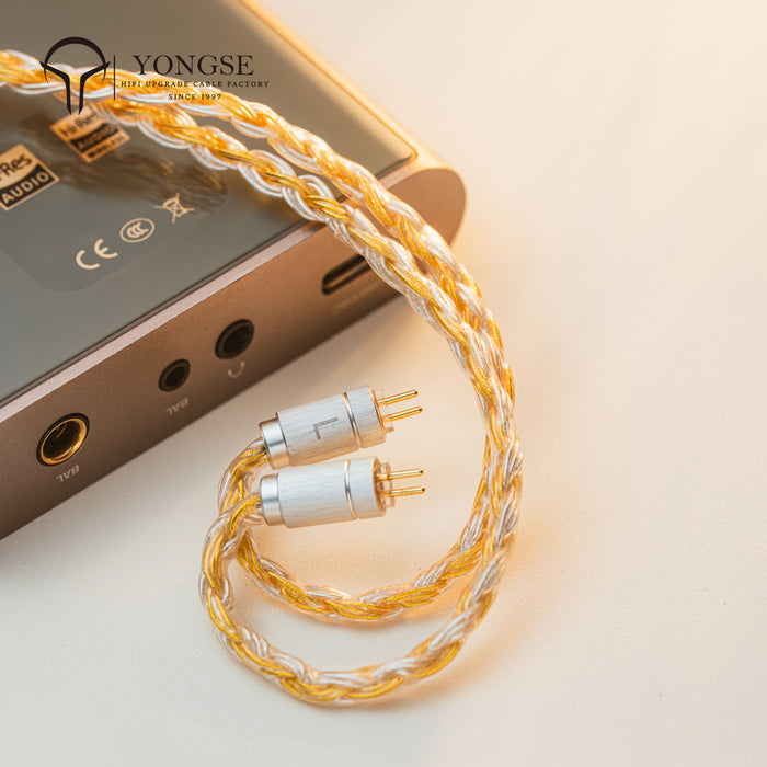 YONGSE Calendula-S 24-core Silver-plated Monocrystalline Copper Earphone Upgrade Cable