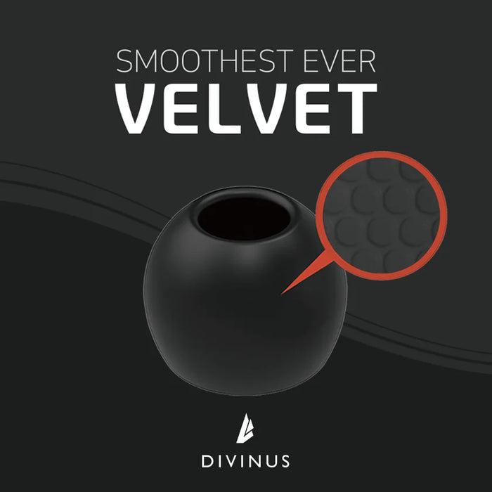 ELOIT/ Divinus Velvet Silicone Earphones Ear Tips for Nozzle Size 3-5mm, Soft Deeply Eartips For IEMs Earbuds AFUL Performer 5/8