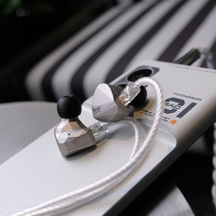 MOONDROP Kadenz 10mm ULT-Gen2 Dynamic Driver IEM | CNC Machined Shell with Interchangeable Nozzles