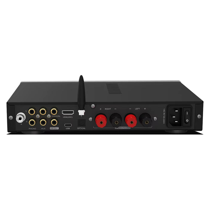 SMSL AL400 Integrated Amplifier | TPA3255 Class D + CS43131 DAC | HDMI eARC & MM/MC Phono