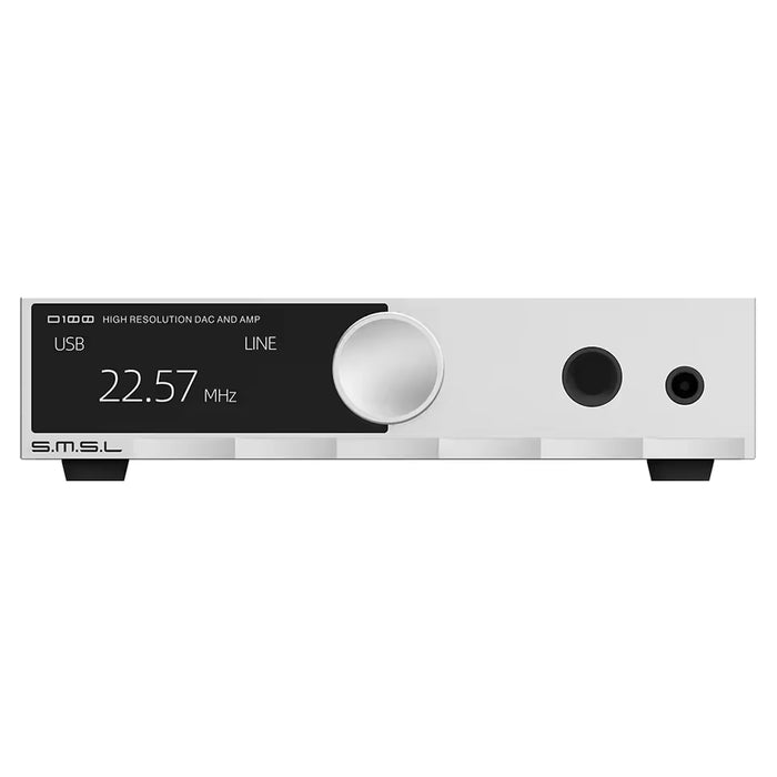 SMSL D100 Desktop DAC & Headphone Amplifier | ESS ES9081 | Balanced 4.4mm | Up to 400mW | Full MQA