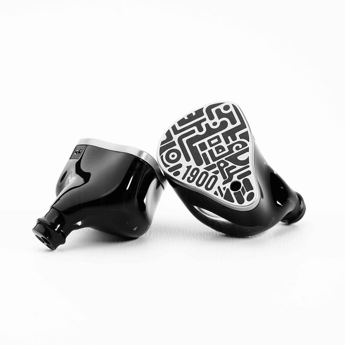 Binary 1900 Hybrid IEMs 10mm DD+6mm Passive Diaphragm+4BA CNC 3-Way Crossover 6N Silver Cable 3.5/4.4mm HiFi In-Ear Earphone