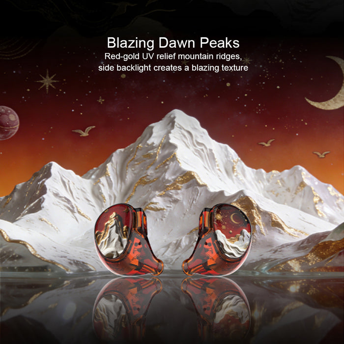 Celest PhoenixCall 2.0 2DD +2BA +2Planar Upgraded HiFi In-Ear Headphones Switchable Cable 3.5mm+4.4mm