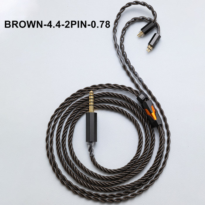 Yongse Mars Earphones Upgrade Cable Silver Foil Winding Silver-plated Copper Alloy Earphones Upgrade Cable
