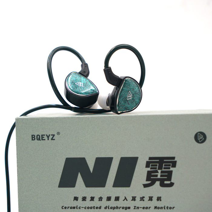 BQEYZ NI Single 11mm Dynamic Driver Ceramic Composite Diaphragm In-Ear Earphones Gaming Headphones