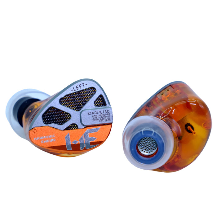 HarmonicEmpire XiaoQiao Single Dynamic Driver 1DD Hi-Fi In-Ear Earphones Wired Earbuds with Furukawa OFC Cable for Audiophiles