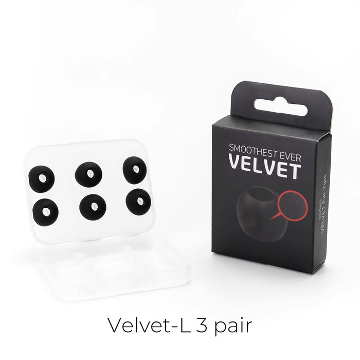 ELOIT/ Divinus Velvet Silicone Earphones Ear Tips for Nozzle Size 3-5mm, Soft Deeply Eartips For IEMs Earbuds AFUL Performer 5/8
