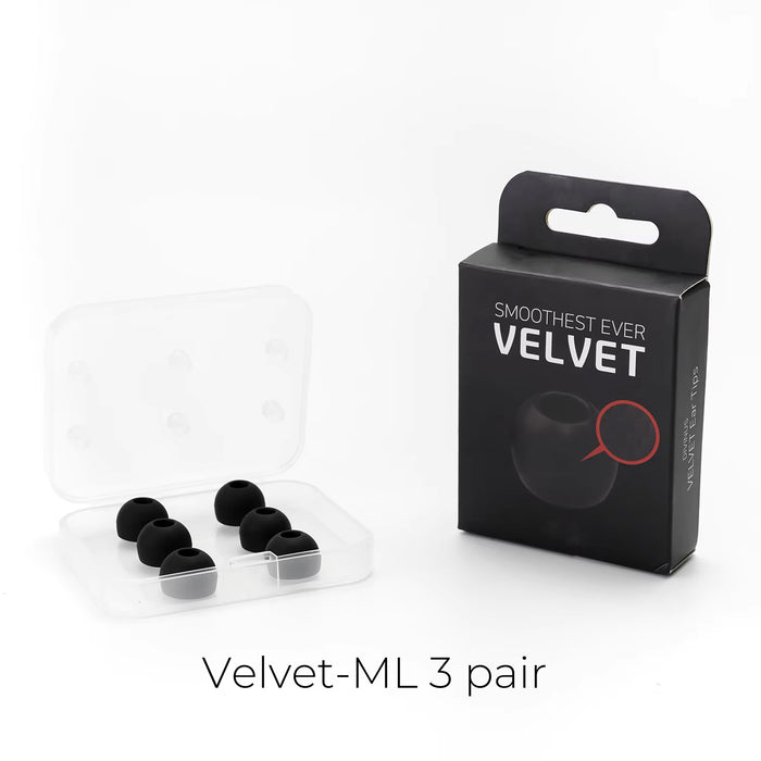 ELOIT/ Divinus Velvet Silicone Earphones Ear Tips for Nozzle Size 3-5mm, Soft Deeply Eartips For IEMs Earbuds AFUL Performer 5/8