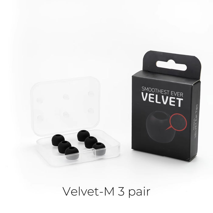 ELOIT/ Divinus Velvet Silicone Earphones Ear Tips for Nozzle Size 3-5mm, Soft Deeply Eartips For IEMs Earbuds AFUL Performer 5/8