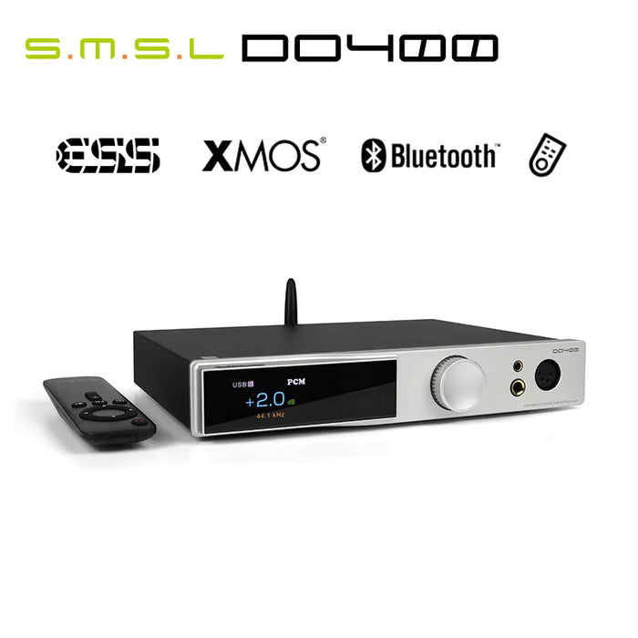 SMSL DO400 Fully Balanced Audio DAC & Headphone Amplifier | ES9039MSPRO MQA-CD Decoder